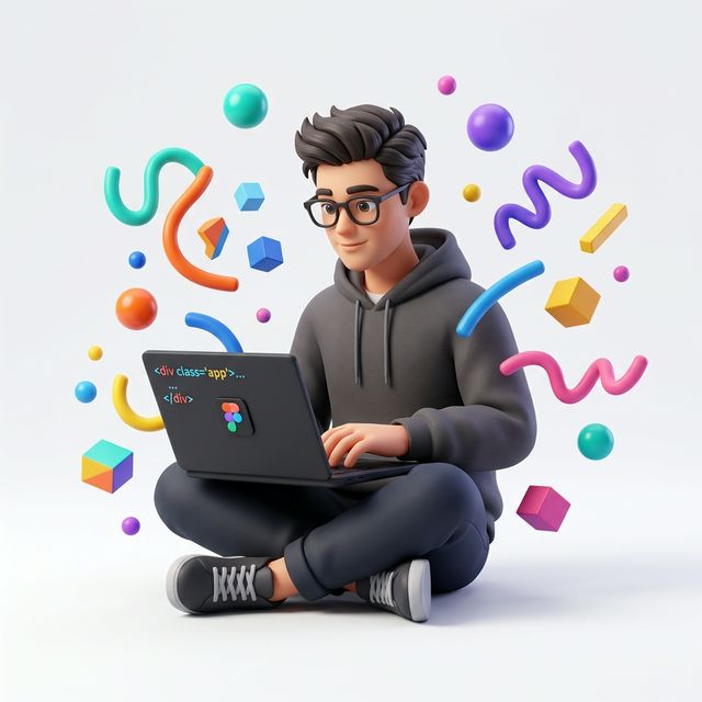 3D Character eCommerce Concept