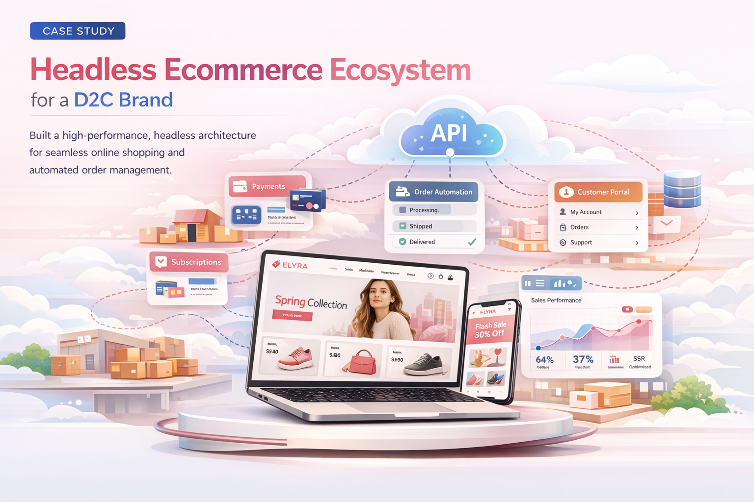 Headless Ecommerce Ecosystem for a Global D2C Brand