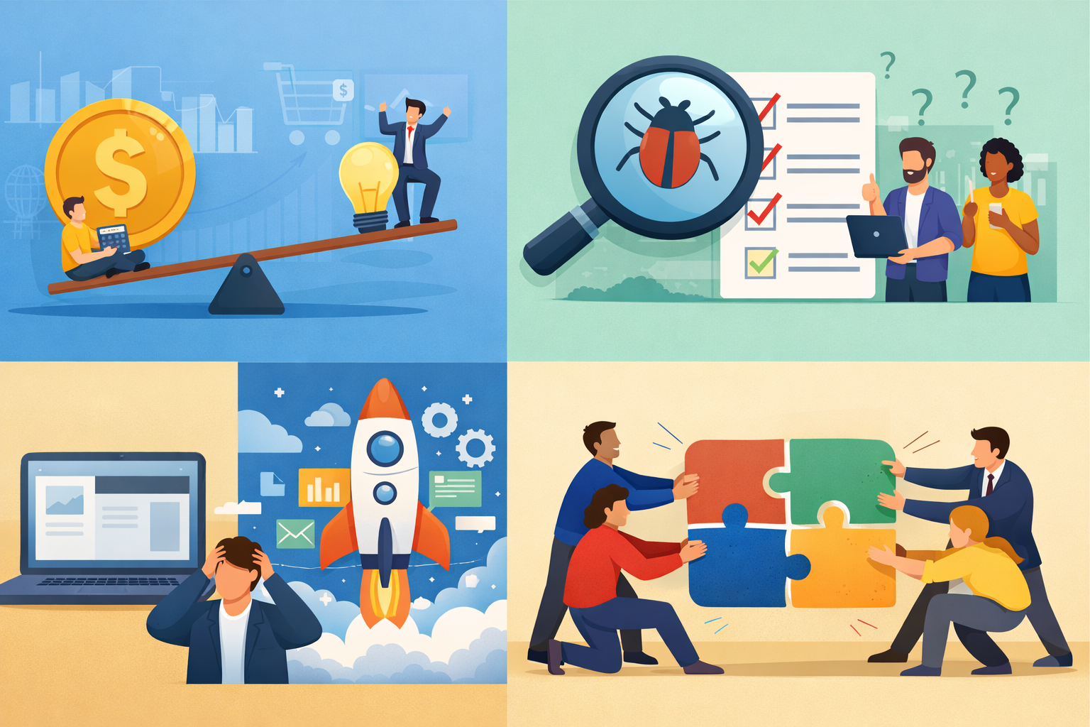 Common mistakes founders make when outsourcing software