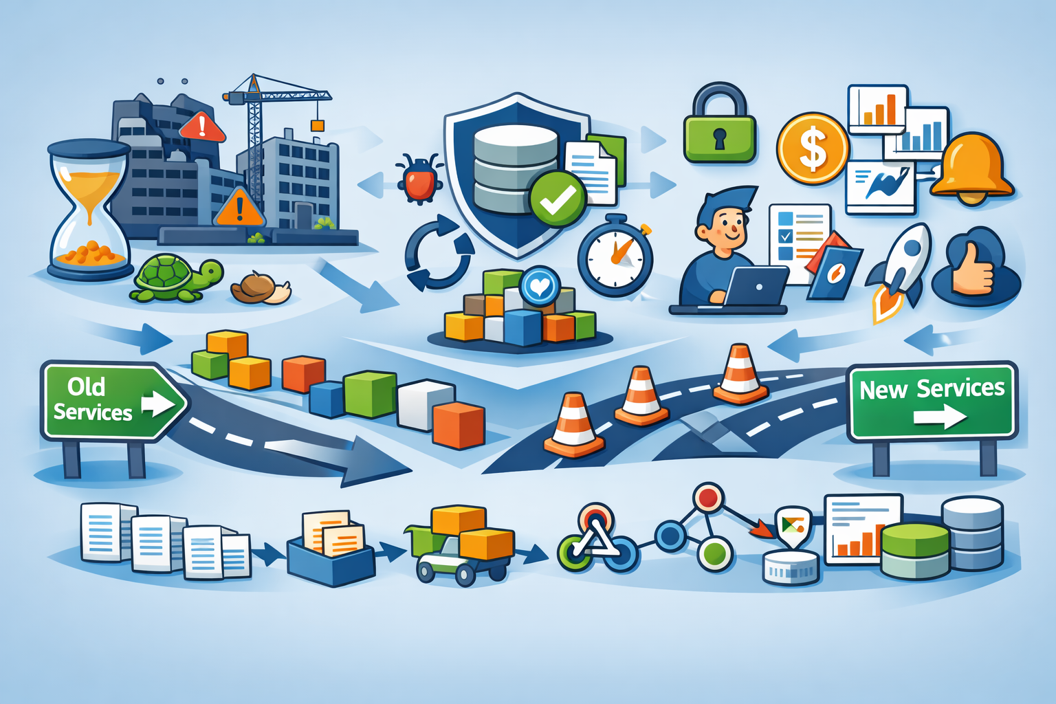 Practical solutions for MVP architecture rebuild decisions