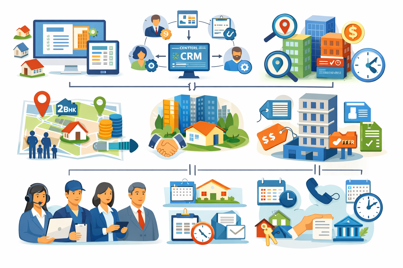 Practical real estate CRM development solutions in Ahmedabad