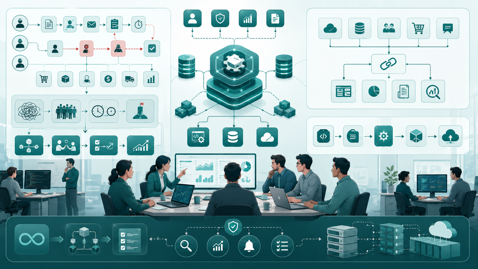 Practical enterprise custom software development for workflow optimization and integration stability