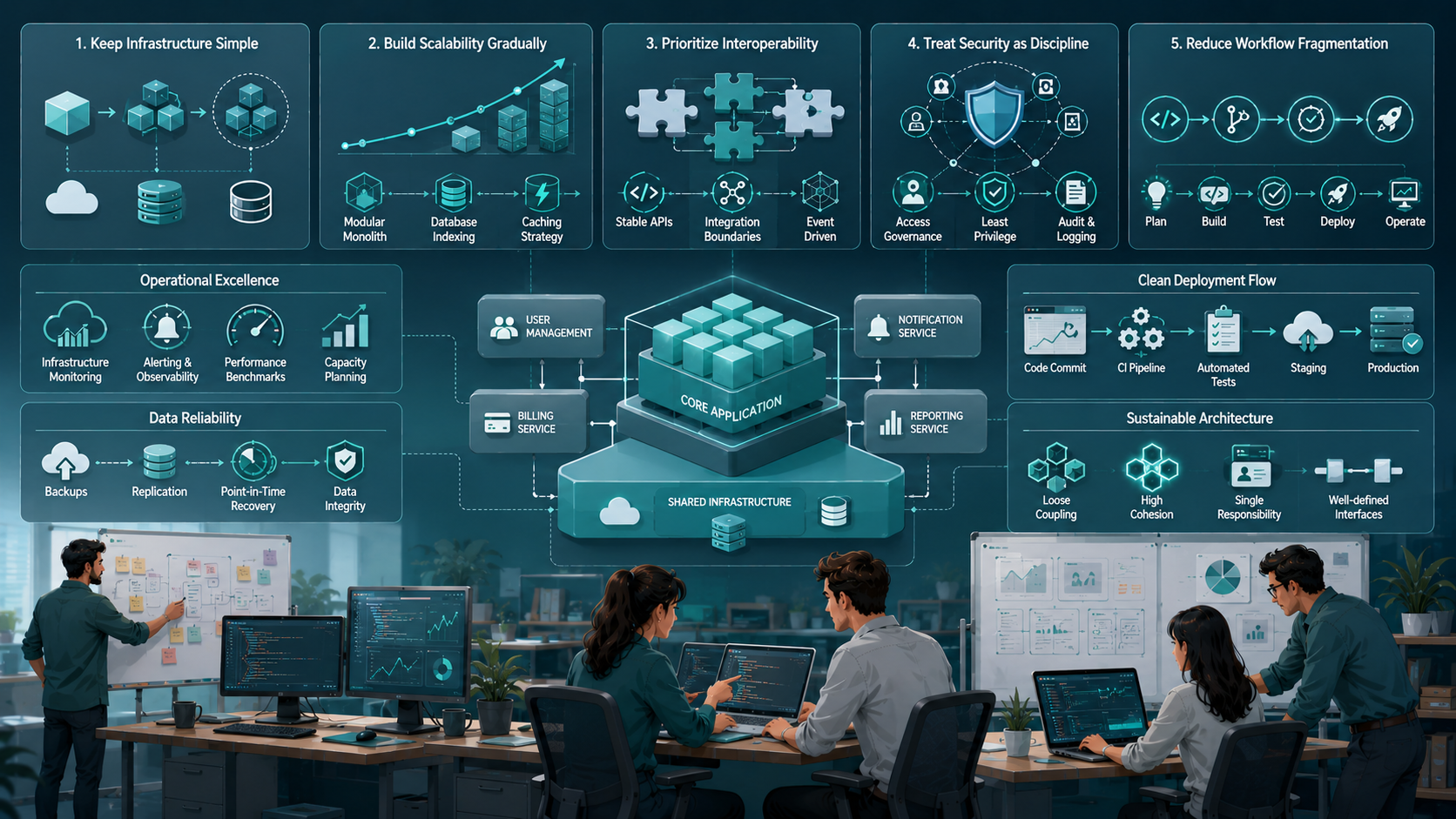Practical enterprise software development trends for stable architecture and gradual scalability
