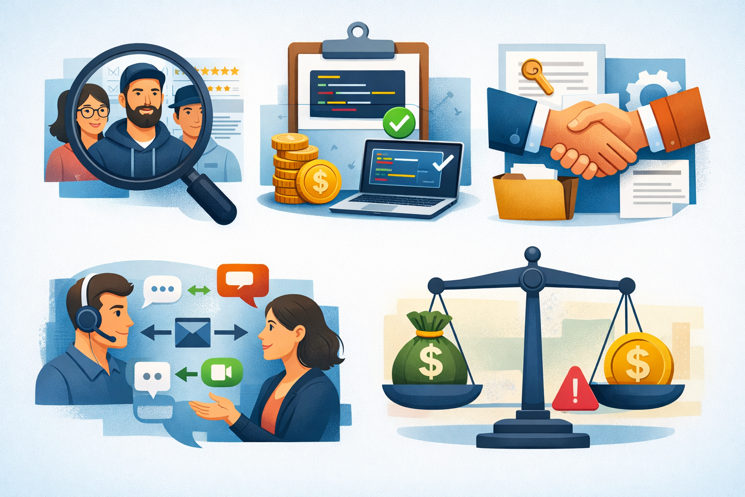 Practical solutions for choosing and working with a development team in Ahmedabad