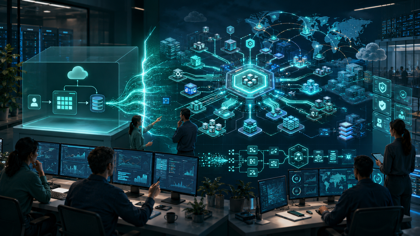 Advanced enterprise software architecture for high-scale distributed platforms