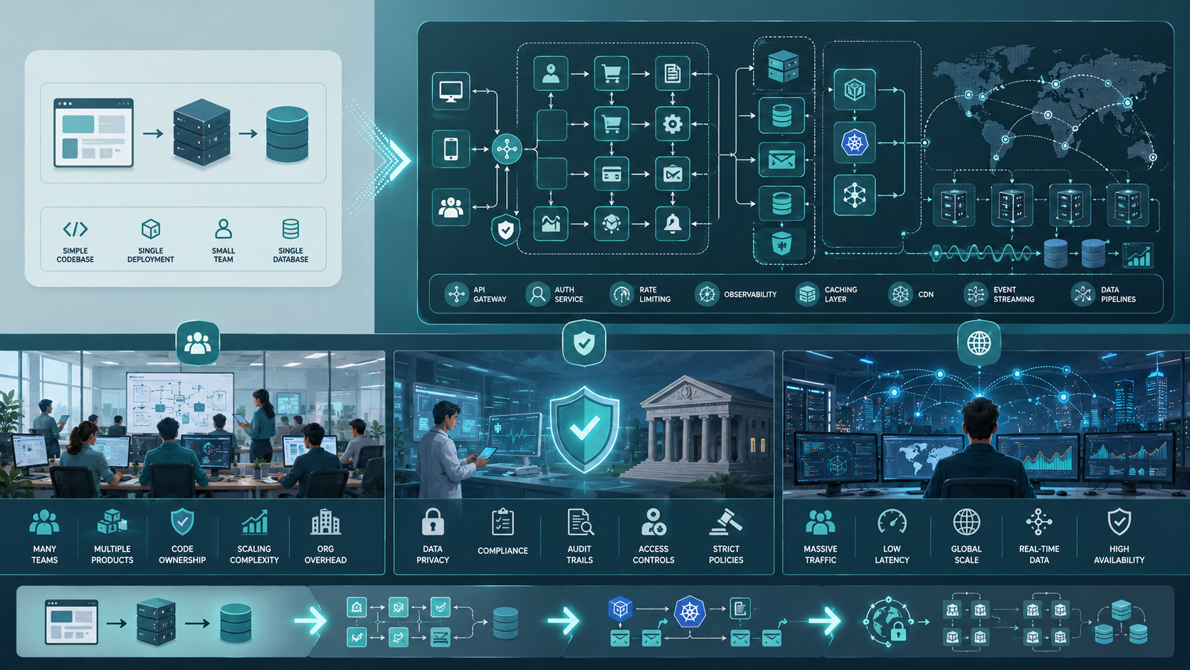 Enterprise web development solutions in New York requiring advanced infrastructure