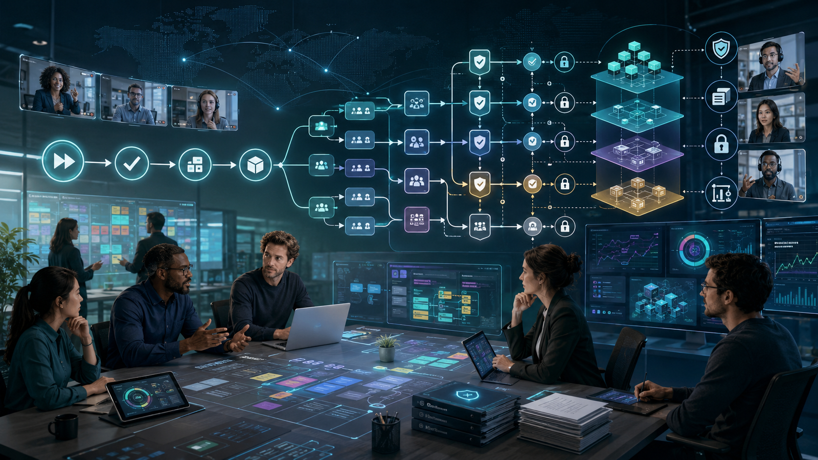 When Agile software development process needs stronger planning for complex teams
