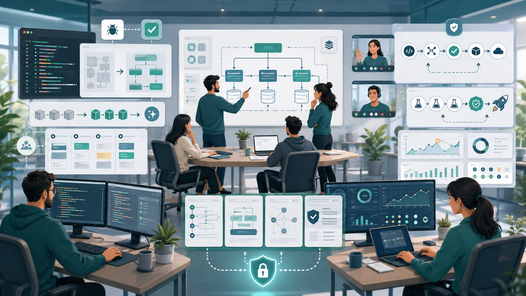 Sustainable SDLC practices for small engineering teams and remote developers