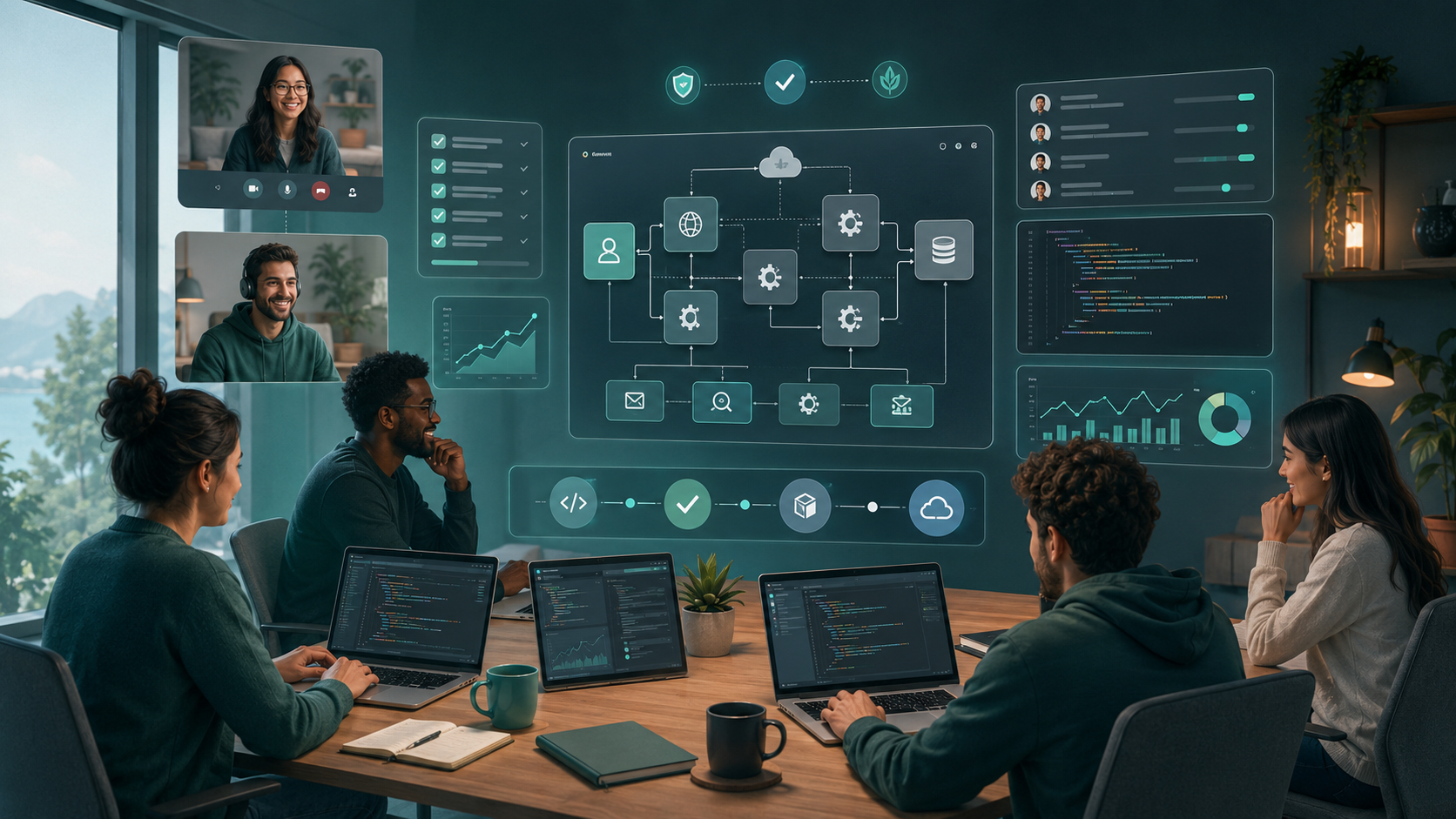 Sustainable enterprise software development practices for remote engineering teams