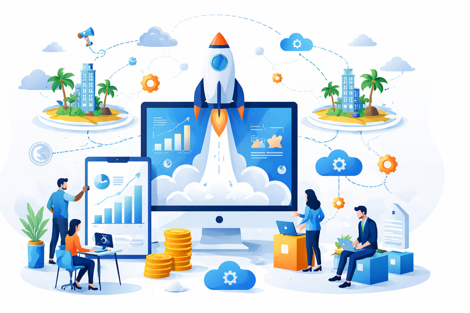 Best practices for scaling SaaS products with small offshore teams