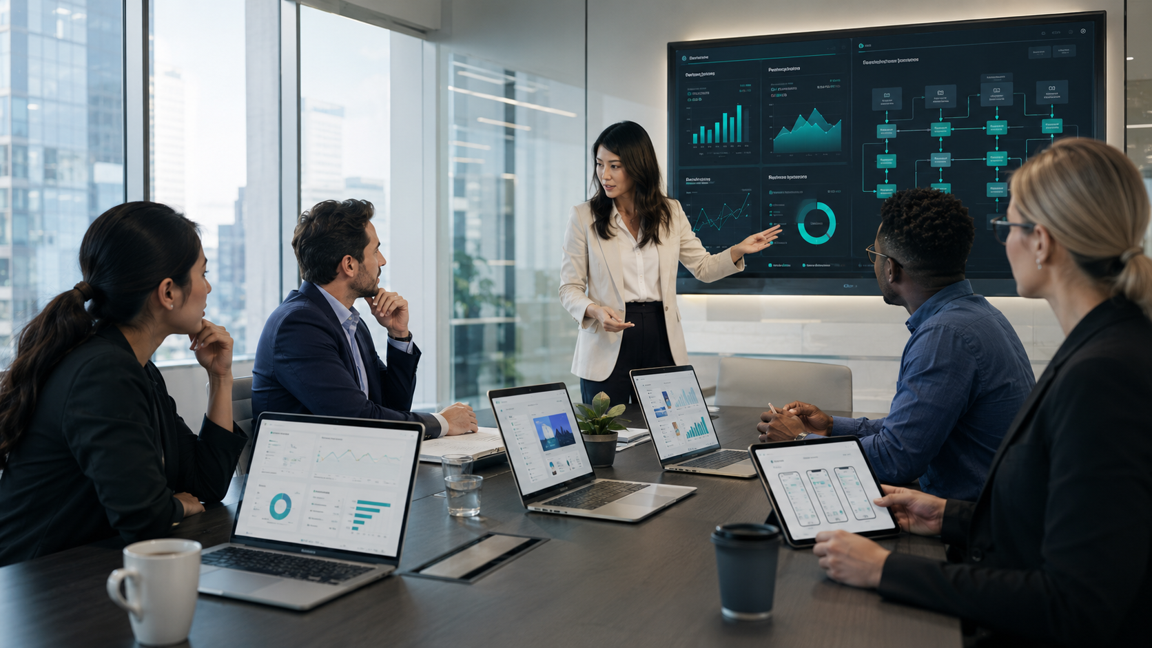 Software development consultation for USA businesses with dashboard and architecture planning